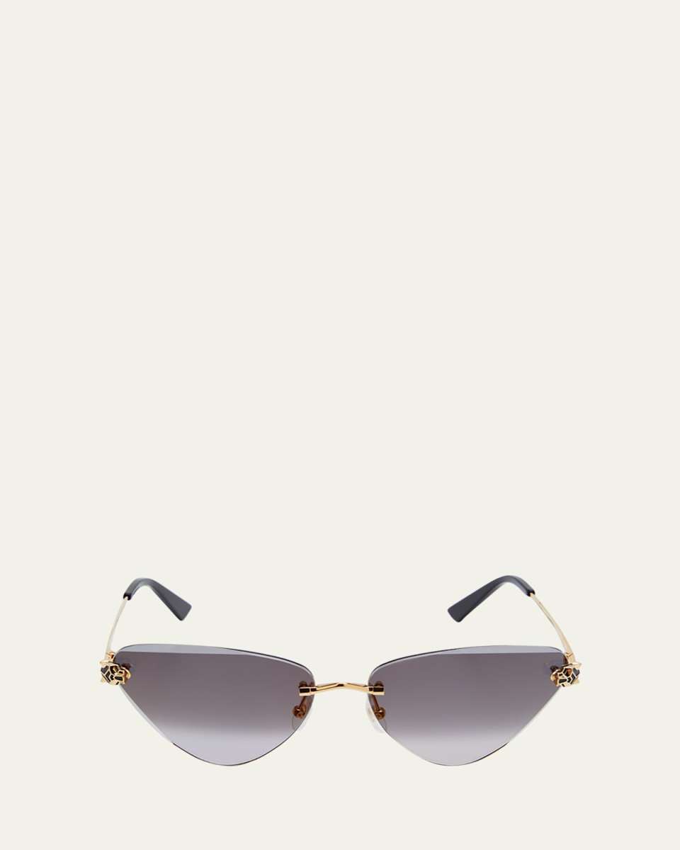 Panther Metal Cat-Eye Sunglasses